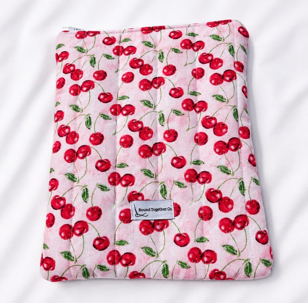 Pink Cherry Book & Kindle Sleeve
