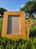 Handmade Father & Child Wooden Photo Frame