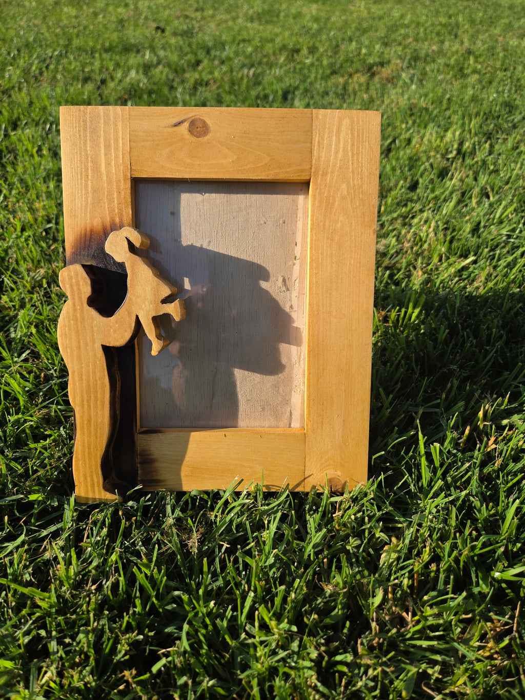 Father & Child Wooden Photo Frame | Handmade Father’s Day Picture Frame