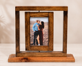 Rustic Rotating Picture Frame