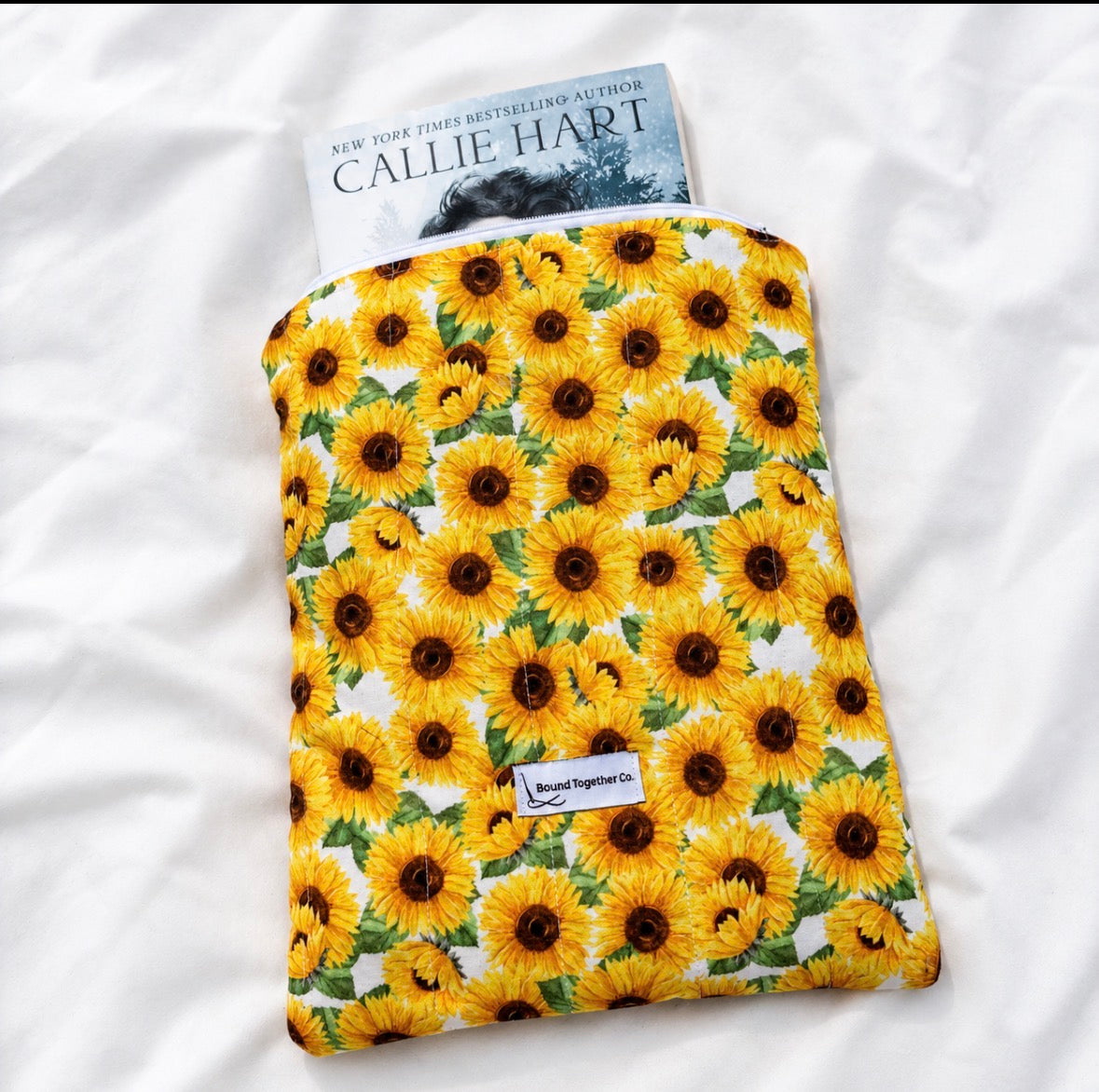 Sunflower Book & Kindle Sleeve