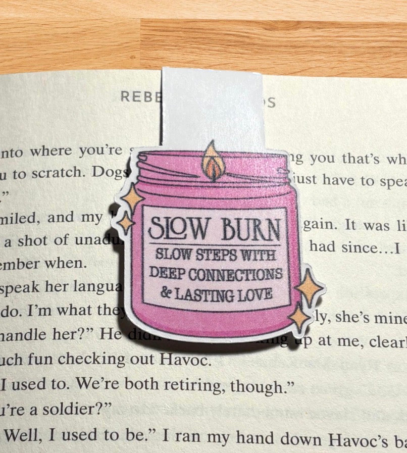 Slow Burn Magnetic Bookmark