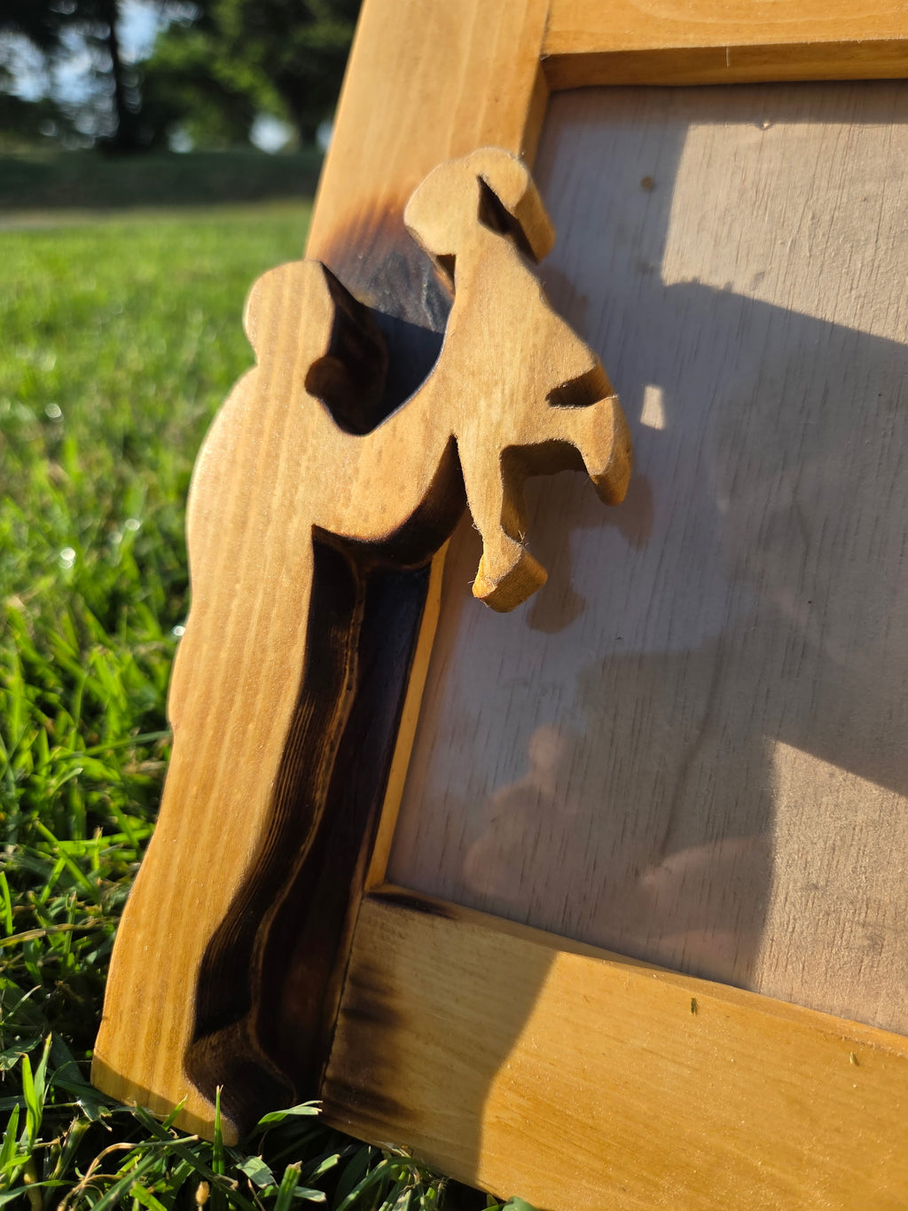 Father & Child Wooden Photo Frame | Handmade Father’s Day Picture Frame