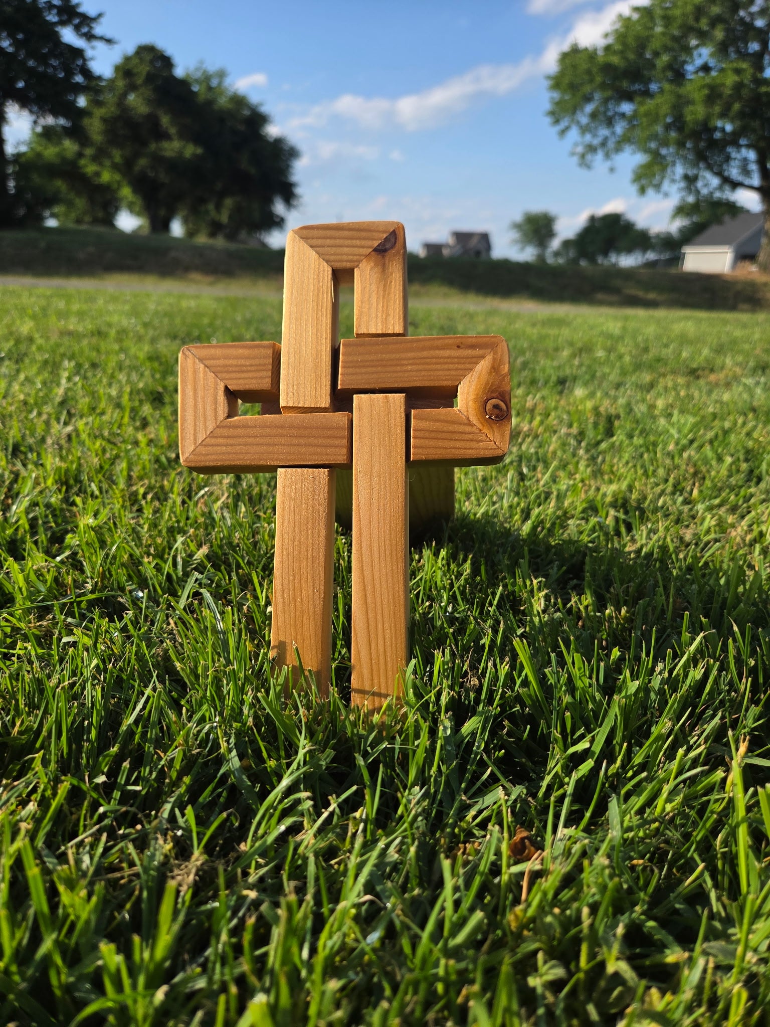 Cedar Handmade Woven Cross