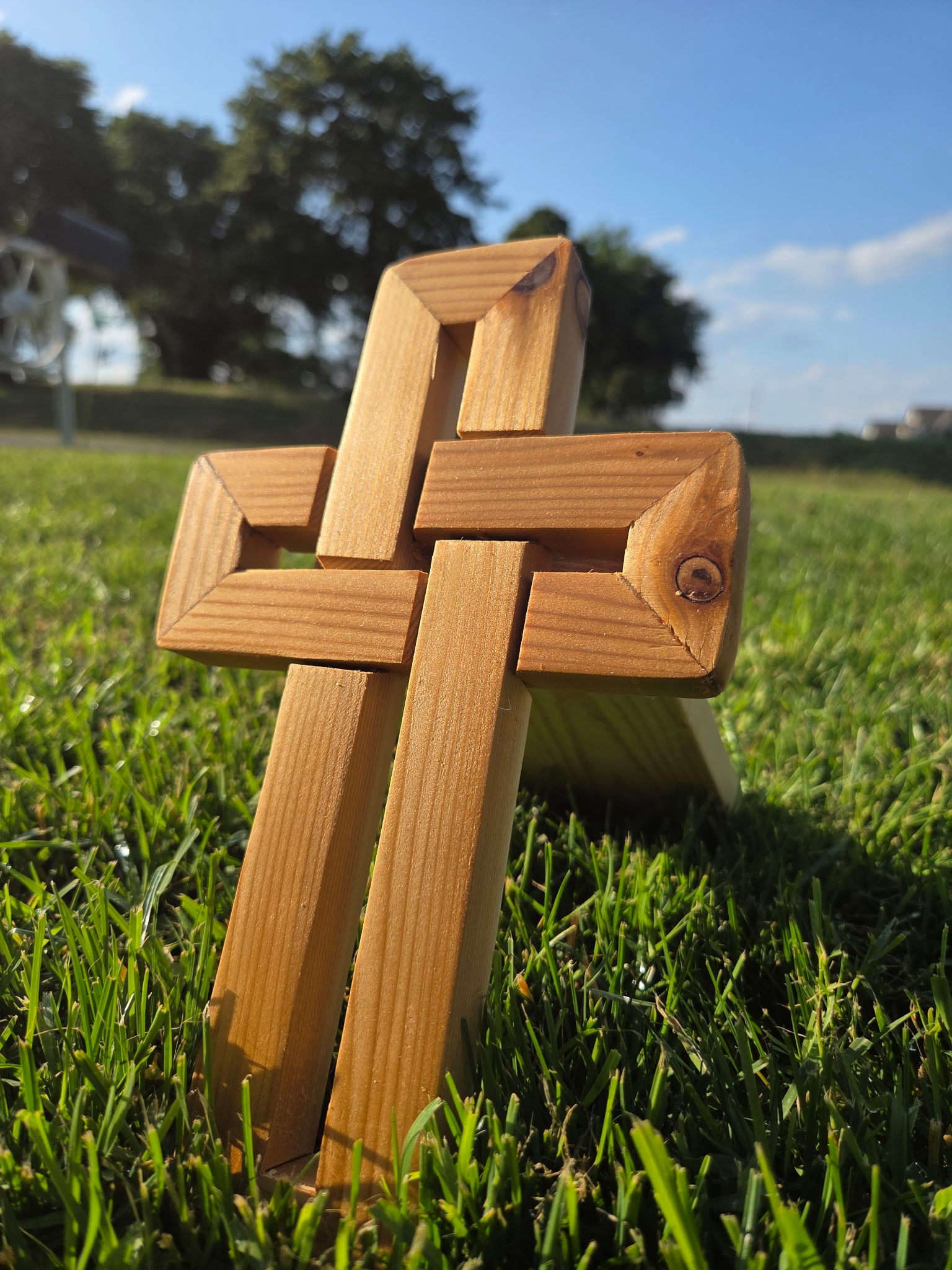Cedar Handmade Woven Cross