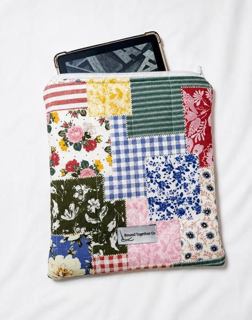 Cottage Bloom Book and Kindle Sleeve