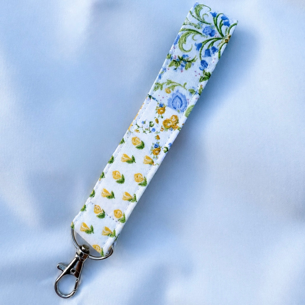 Vintage Bluebell Wristlet and Keychain Wallet