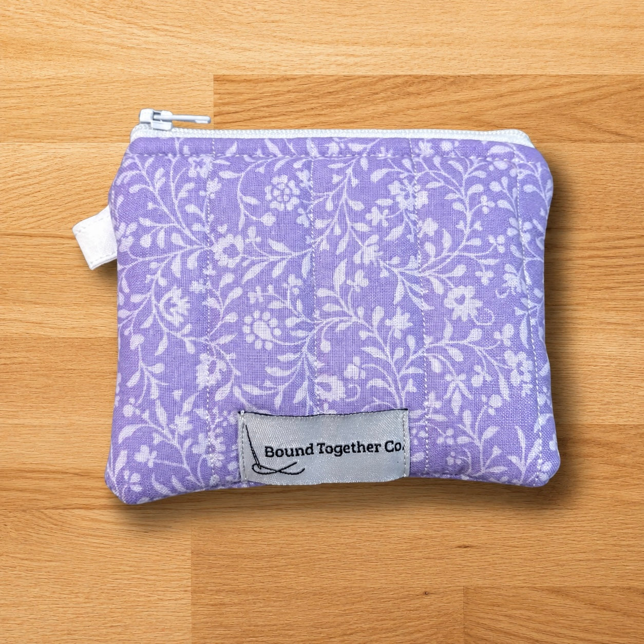 Lilac Bloom Wristlet and Keychain Wallet