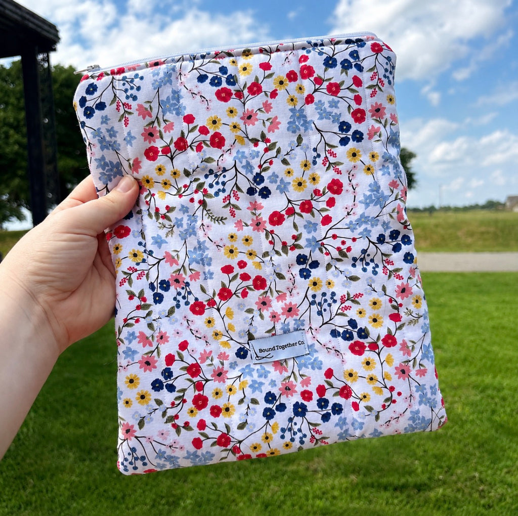 Wildflower Book and Kindle Sleeve