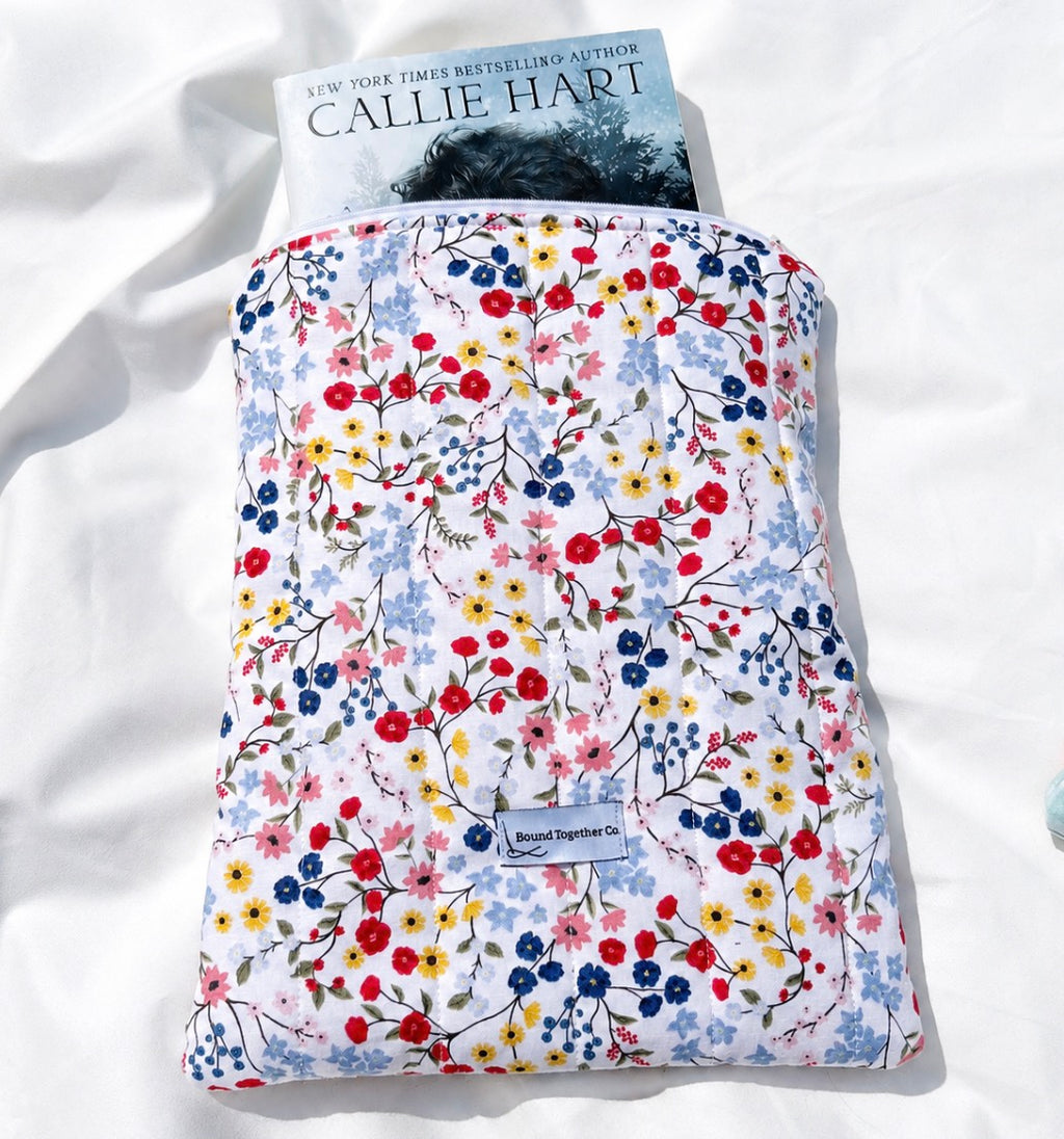 Wildflower Book and Kindle Sleeve