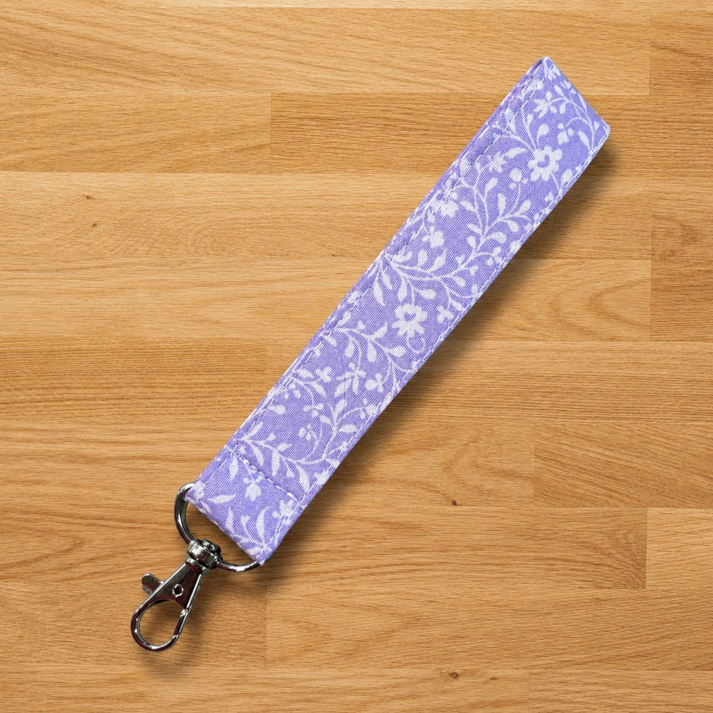 Lilac Bloom Wristlet and Keychain Wallet