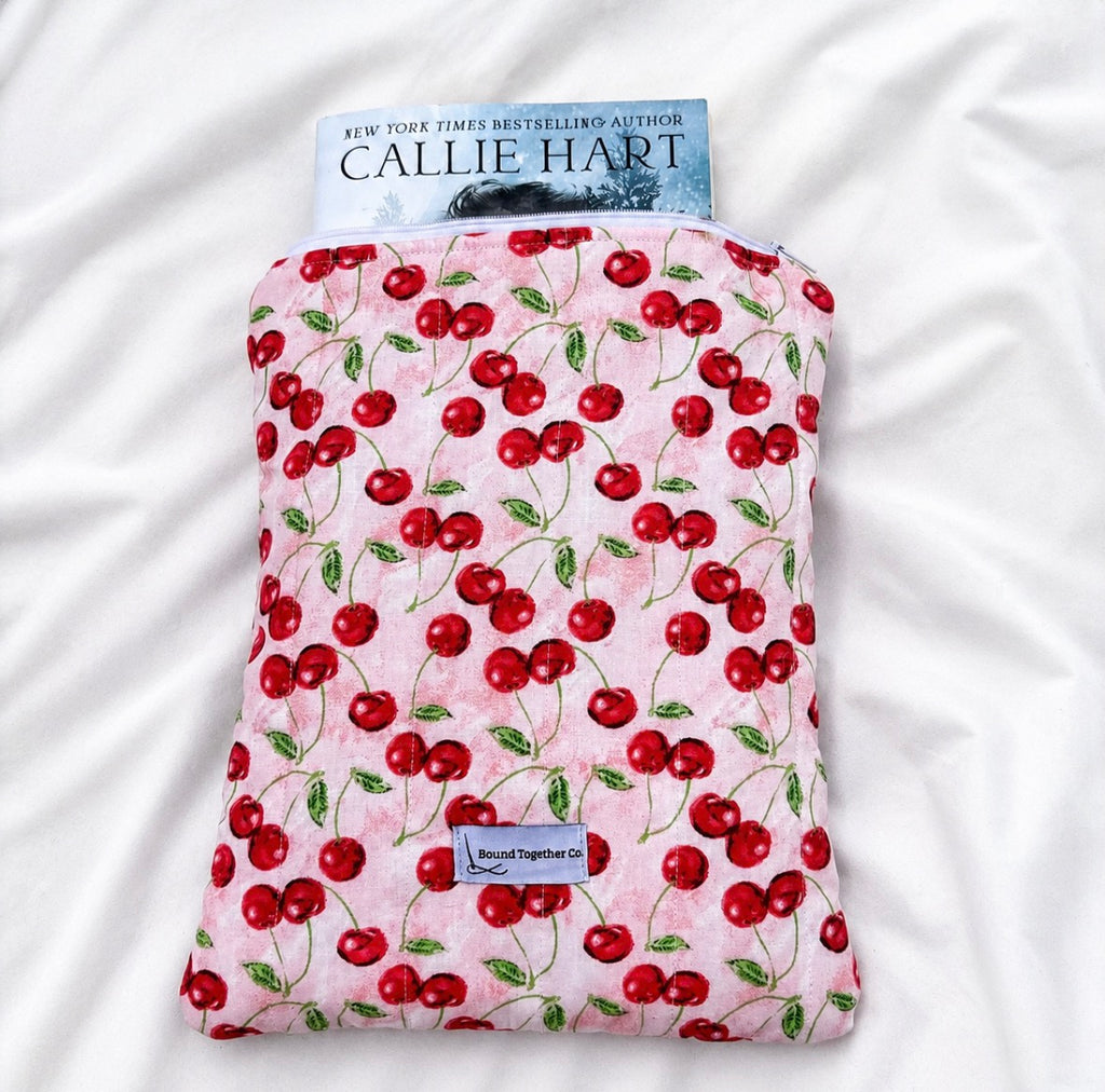 Pink Cherry Book & Kindle Sleeve