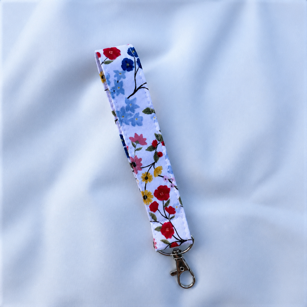 Wildflower Wristlet and Keychain Wallet